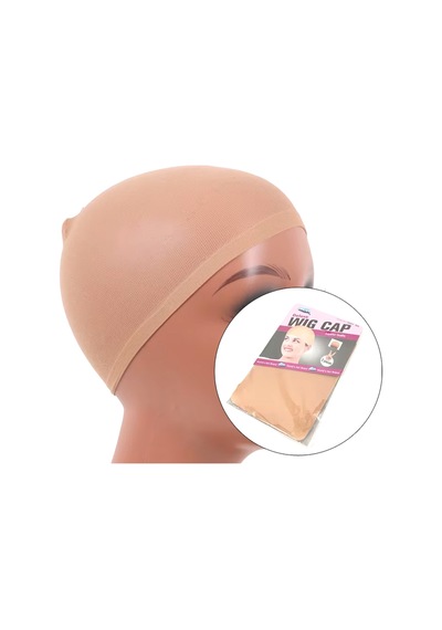 Peruk Takım Bonesi & Filesi / Ten Rengi / 1 Paket / 2 Adet Çok Renkli