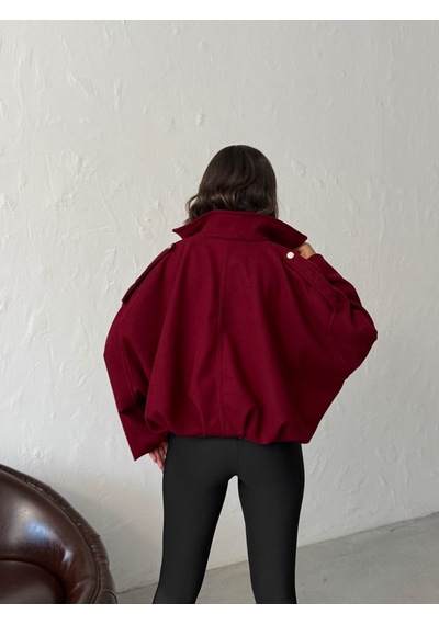 Verymoda Kaşe Mont F2047 Bordo