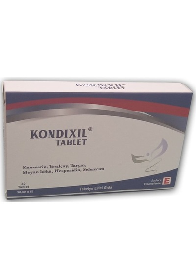 Kondixil 30 Tablet Kuersetin, Yeşil Çay Eki, Tarçın, Meyan Kökü, Hesperidin Ve Selenyum