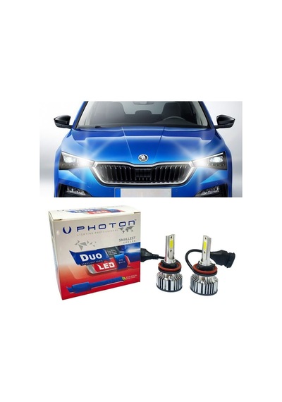 Skoda Scala Led Xenon Uzun Far Ampulü H7 Duo Yeni Seri Beyaz 2019+