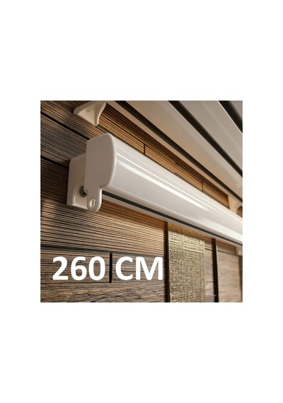 Beyaz Dekoratif Ray Alüminyum Tek Kanallı Dekoratif Metal Perde Kornişi - Tekli Dekoratif Korniş Beyaz260cm - 858381665 Beyaz260cm Beyaz Dekoratif Ray Alüminyum Tek Kanallı Dekoratif Metal Perde Kornişi - Tekli Dekoratif Korniş Beyaz260cm - 858381665 Beyaz260cm