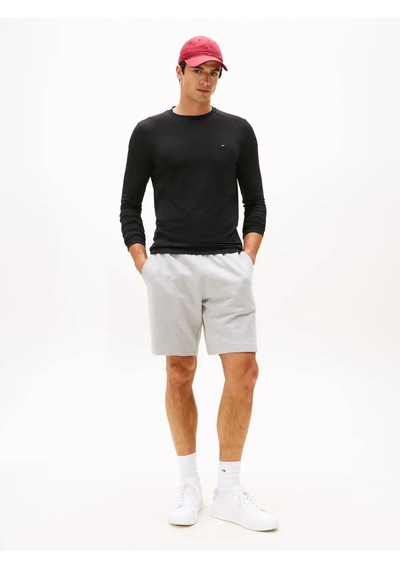 Tommy Hilfiger Performance Ls Tee, Bds Siyah Erkek T-shirt