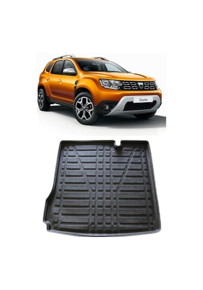 Borngarage Duster 4X2 Bagaj Havuzu 2018-2022 Özel Üretim Kokusuz 3D Kauçuk Uyumlu Duster 4X2 BH