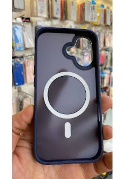 Apple iPhone Uyumlu  16 Kamera Korumalı Mat Magsafe Wireless Şarj Destekli Renkli 45667