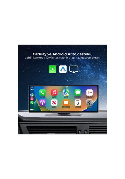 Cpnvx-001 Vionex Kablosuz Car Play Adaptörü - Siyah 7.0 İnç