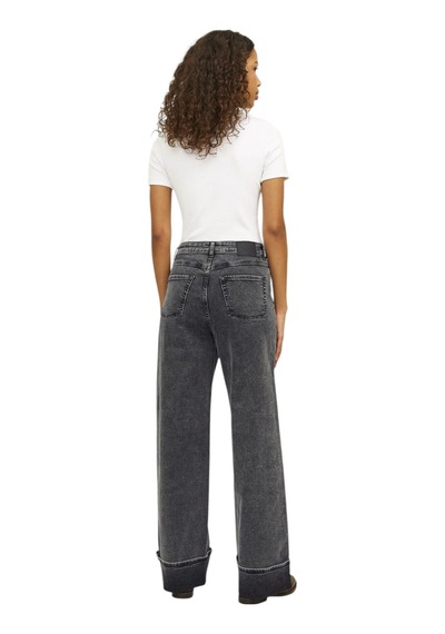 Jack & Jones Kadın Geniş Katlı Gri Jeans 12260688 Gri
