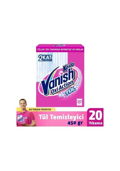 Vanish Kosla Tül Temizleyici Toz 450gr + Parlatıcı 450 Ml 12'li Paket