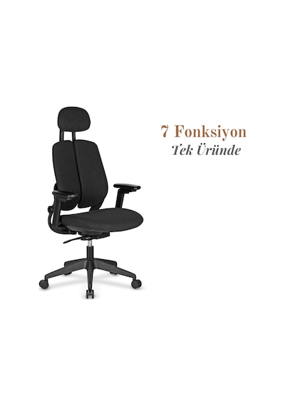 Casella Bonita Döşemeli Yönetici Koltuğu Ofi S Koltuğu Ergonomik, Şık Ve Fonksiyonel Siyah Casella Bonita Döşemeli Yönetici Koltuğu Ofi S Koltuğu Ergonomik, Şık Ve Fonksiyonel Siyah