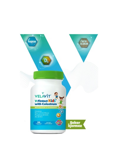 Velavit V-firstect Kids With Colostrum 30 Tablet