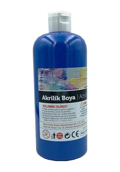 Red Apple Akrilik Boya 500 Gr Mavi Ra 500-13