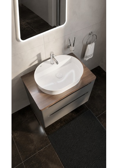Bocchı Sottıle Slım Lıne 1600-001-0126 Batarya Banklı Oval Lavabo Beyaz