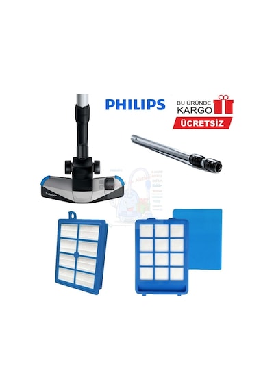 Philips Uyumlu Fc 9923 Marathon Ultimate Süpürge Süper 4'Lü Set (412680045)