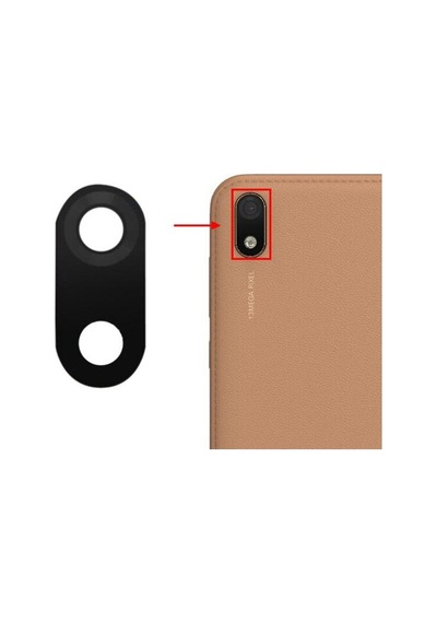 Huawei Y5 2019 Arka Kamera Camı Lens Yapışkanlı Senalstore