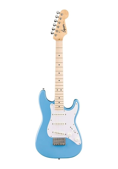 Squier Mini Stratocaster Akçaağaç Klavye California Blue Elektro Gitar