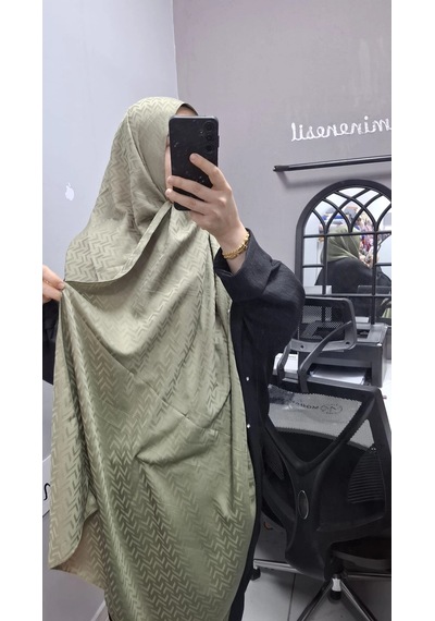 Aminenesil Modakaşmir Jakar Şal Çay Yeşili A.yeşil