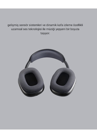 Kablosuz Kulak Üstü Kulaklık H1 Çipli Üç Mikrofonlu 5 Saat Kesintisiz Dinleme 1