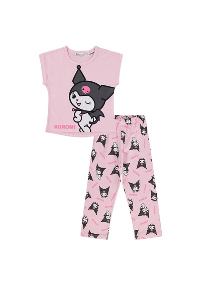 Kuromi 2-5 Yaş Pijama Takımı - Pembe