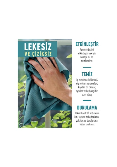 Royal Sales Ultra Mikrofiber Temizlik Bezi Yeşil 58 x 65 CM
