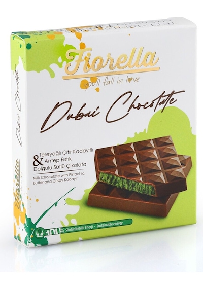 Fiorella Dubai Çikolatası 60 Gr. (1 Paket)