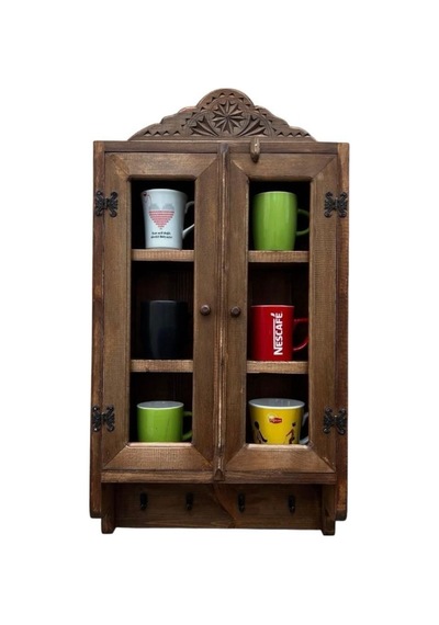 Eskitme Ahşap Mutfak Dolabı 40x69x12 Cm. Siyah Eskitme Ahşap Mutfak Dolabı 40x69x12 Cm. Siyah