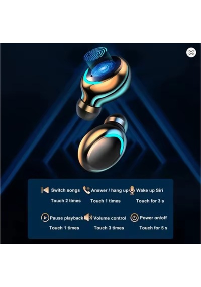 Time&Tech F9-5 Bluetooth 5.4 Kulak İçi Oyuncu Kulaklığı