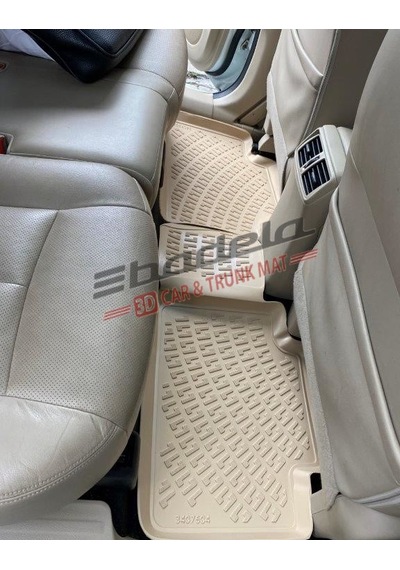 Nissan X-trail 2014-2021 3d Kauçuk Kokusuz Havuzlu Bej Paspas