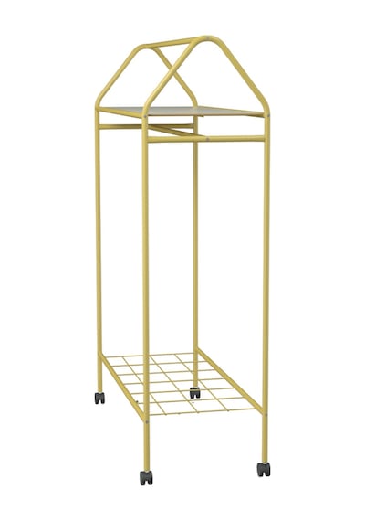 Metallica Concept Tekerlekli Home Hanger Askılık Ayaklı Askılık Gold Sarı