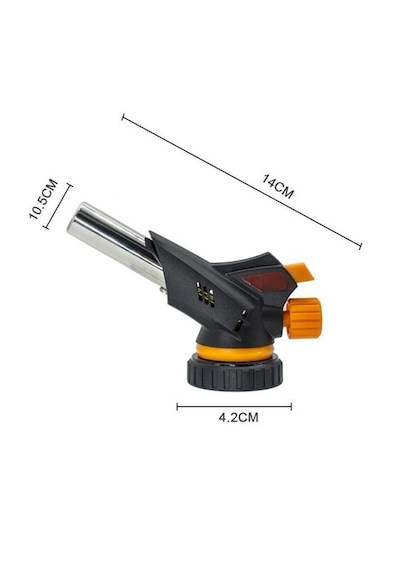 Tub Shop 1300 Derece Profesyonel Pürmüz Çakmak Ws-509c Kafa Çakmak 6 Adet Flash Gaz Kırmızı