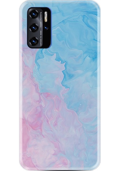 Reeder P13 Blue 2021 Kilif Desenli Silikon Pink Blue Abstract 508343600