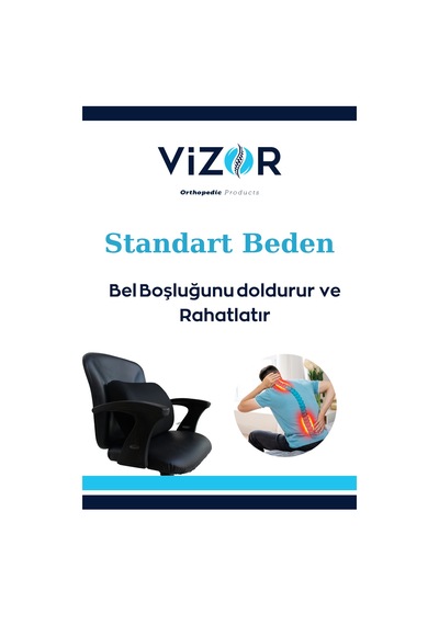 Ortopedik Bel Desteği Sırt Minderi Ofis Araç Desteği Bel Destekleyici Anatomik