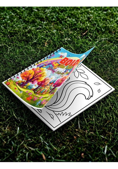Spring İlkbahar Bold And Easy 20 X 20 Cm Büyük Boyama Kitabı