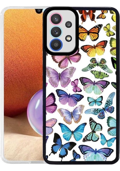 Samsung Galaxy Uyumlu A32 4G Kılıf Desenli Renkli Figürlü Kapak