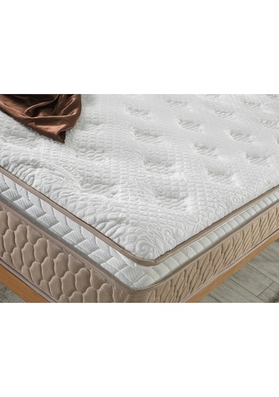 Mu&bah Ultra Ortopedik Aqua Pedli Paket Yaylı Peluş Tavşan Tüyü Kumaş Yatak 90x200