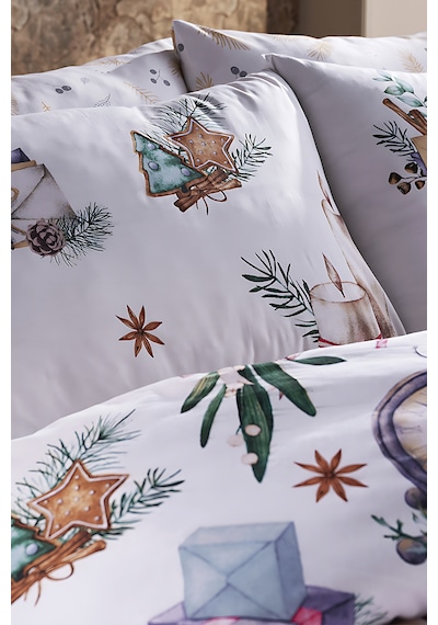 Doqu Home Poly Cotton Skate Çift Kişilik Nevresim Takımı Çok Renkli