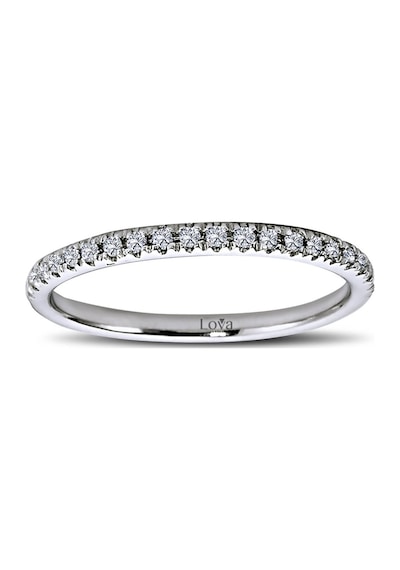 Lova 0,15 Karat Pırlanta Yarımtur Yüzük - 1030148