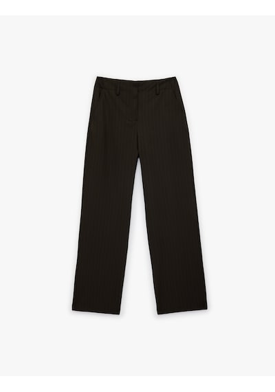Koton Viskon Karışımlı Yüksek Bel Cepli Geniş Paça Pantolon Kahverengi Çizgili 6sak40193uw Kahverengi Koton Viskon Karışımlı Yüksek Bel Cepli Geniş Paça Pantolon Kahverengi Çizgili 6sak40193uw Kahverengi