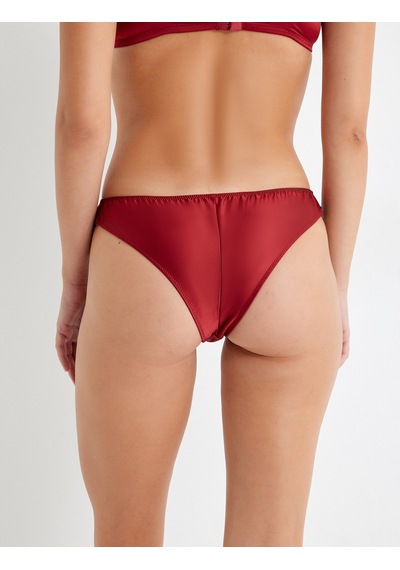 Koton Dantel Detaylı Brazilian Külot Bordo 5wlk30206mk Bordo