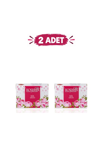Rosemix - 775 - - Gül Sabunu Kutulu 90 Gr - 2 Adetlik - Shophnrl - Set Ürün Diğer