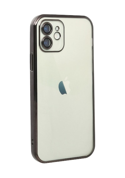 iPhone Uyumlu 12 Kılıf Razer Lensli Silikon - Siyah