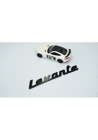 Dk Tuning Maserati Levante Siyah Abs Bagaj Kapağı Yazı Logo