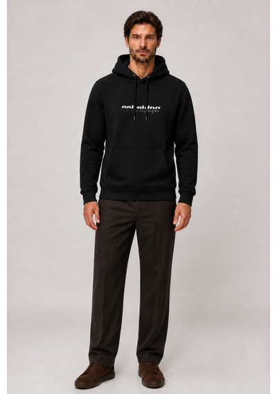 Redline Consume Erkek Regular Fit Kapüşonlu Sweatshirt Siyah