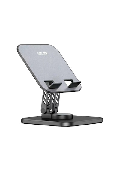 Metal Telefon Ve Tablet Standı Go Des Gd-hd776 Taşınabilir Katlanabilir 360 Dönebilen Siyah