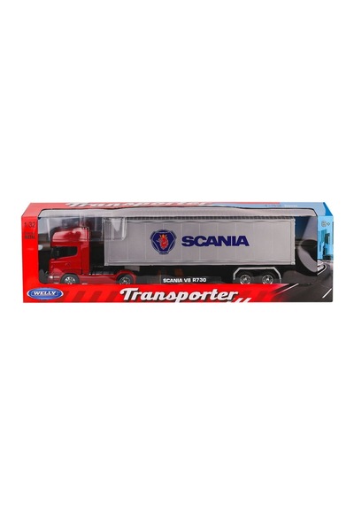 32671s-w Welly Scania Transporter V8 R730 1:24 -karsan Oyuncak