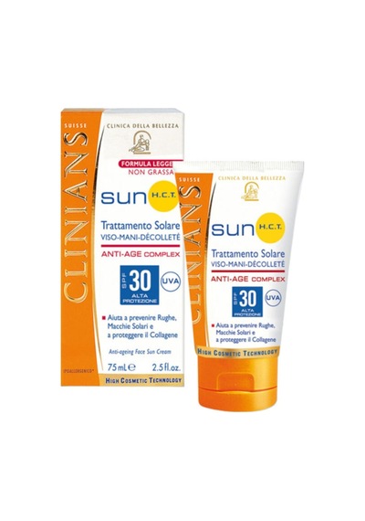 Sun H.c.t Trattamento Solare Anti Ageing Face Sun Cream Spf30 50ml