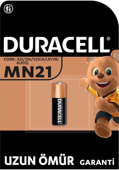 Duracell MN21 A23/23A/V23GA/LRV08/8LR932 12V Alkalin Pil 5'li