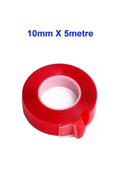 Çift Taraflı Bant Silikonlu 10mm X 5 Metre
