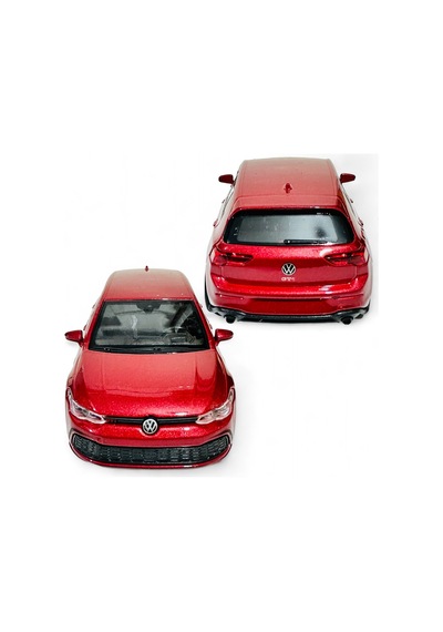 Golf 8 Yeni Kasa 2024 Diecast Metal Model Kırmızı Renk 1:36 Kırmızı