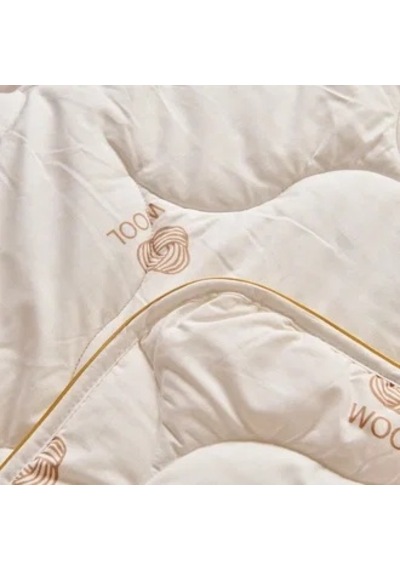 Soft Tek Kişilik Yün Yorgan - Beyaz - 155x215 Cm Çok Renkli