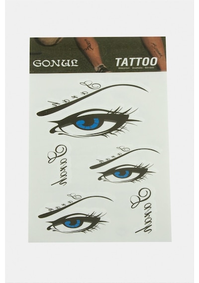 Göz - 245 - Tattoo Dövme - Kmrsfres - Sticker Beyaz