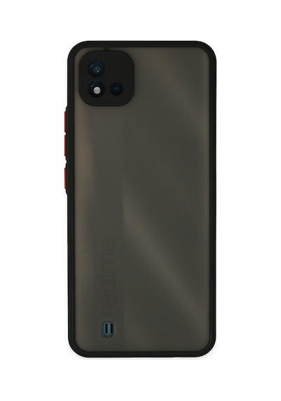 Realme C11 2021 Uyumlu Kılıf Montreal Silikon Kapak - Siyah